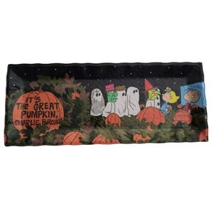 NEW Peanuts Snoopy Halloween Melamine Serving Tray Platter Large Great Pumpkin